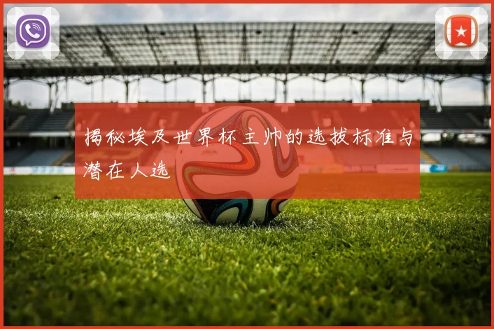 揭秘埃及世界杯主帅的选拔标准与潜在人选